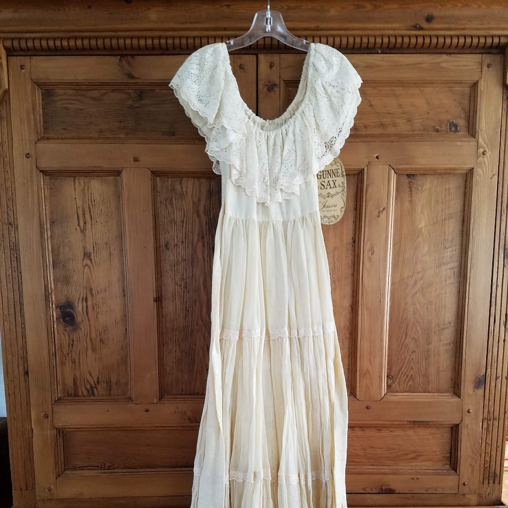 Vintage Gunne Sax Summery Bridal Dress